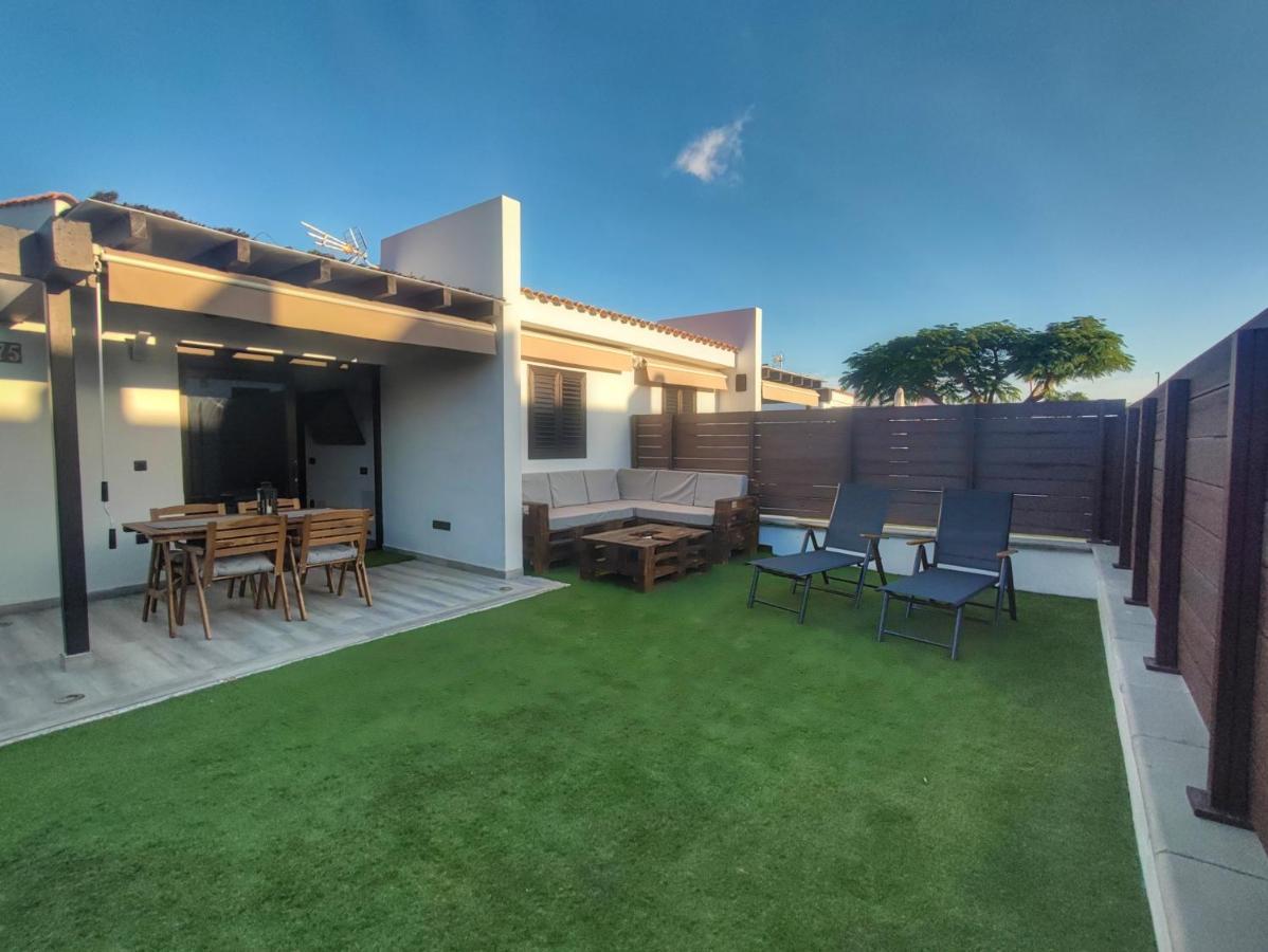 Bungalow Maspalomas Golf Con Jacuzzi, Piscina Y Jardin San Bartolomé Extérieur photo